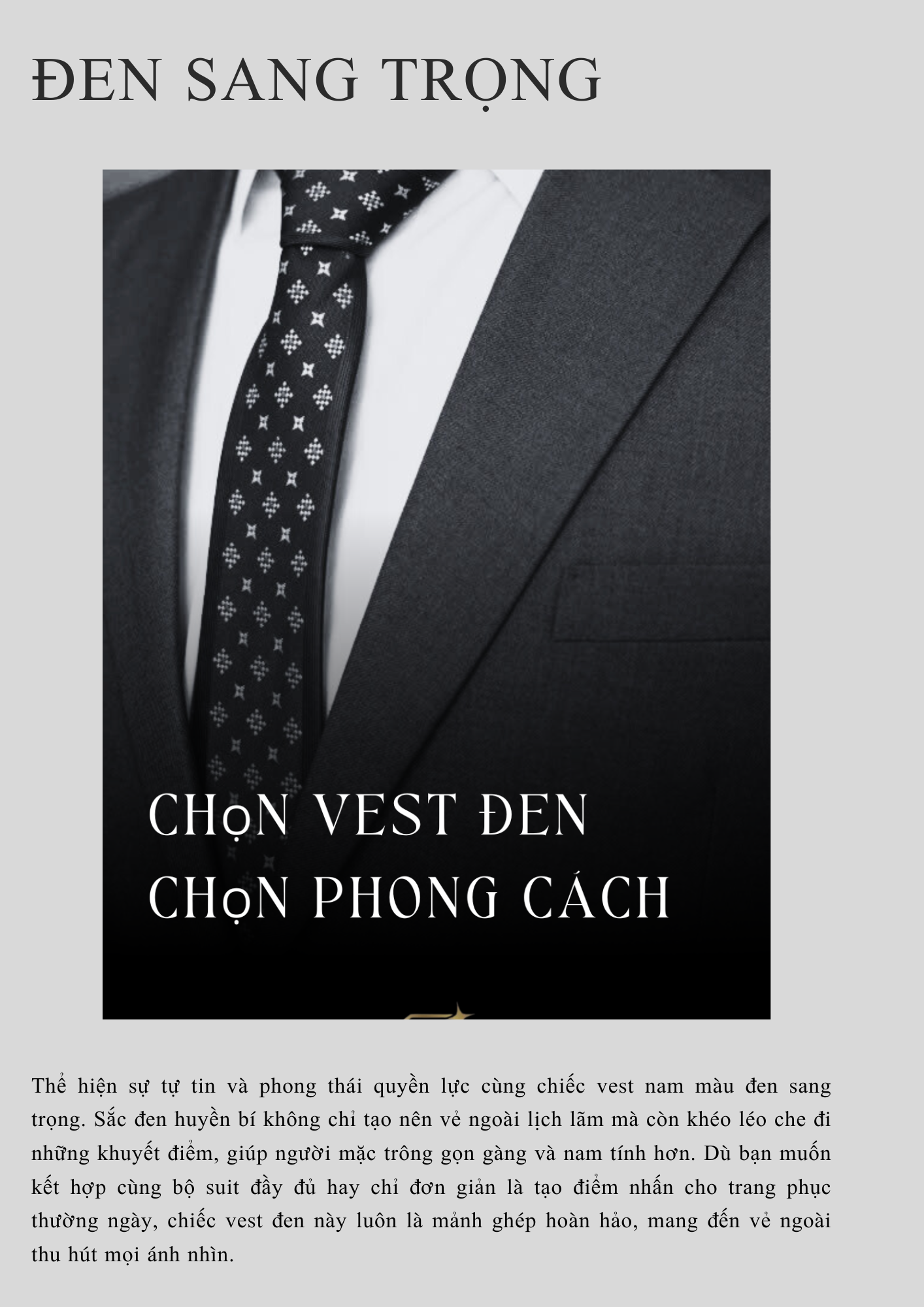Vest đen